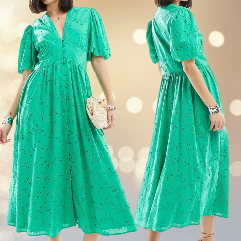 Nobody’s Child Starlight Green Dress